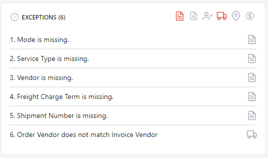 Invoices - Audit