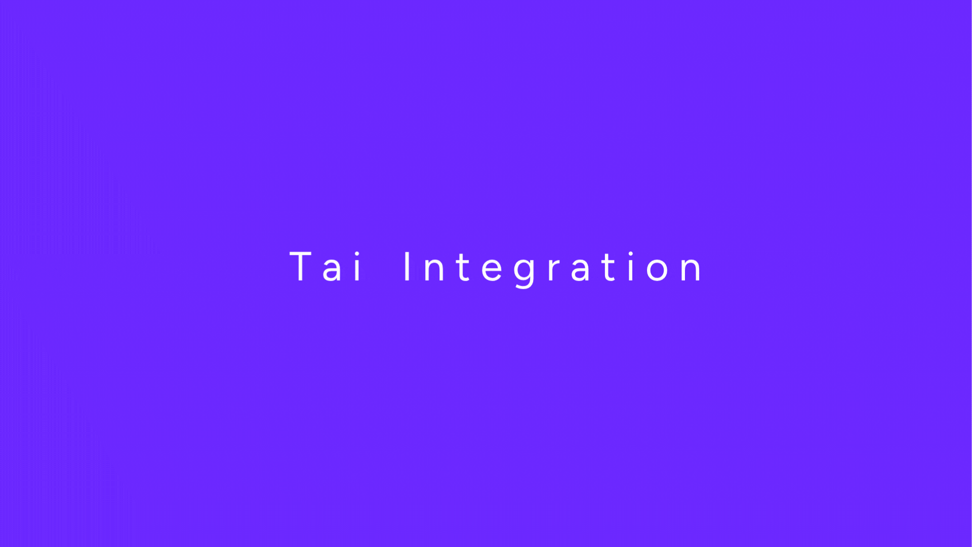 Navix TechClips - Tai Integration