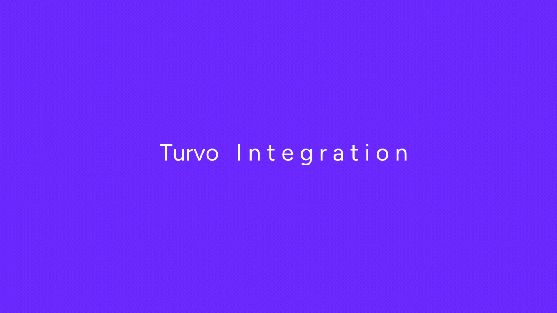 Navix TechClips - Turvo Integration