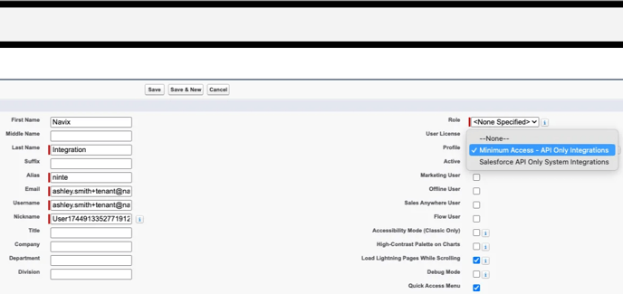 Revenova New User Details