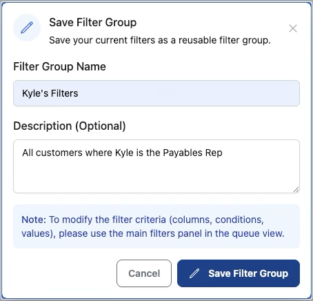 New Feature Release: Saved Filter Groups